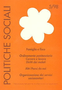 Politiche Sociali 5-1998 - Fondazione Zancan Onlus