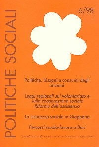 Politiche Sociali 6-1998 - Fondazione Zancan Onlus