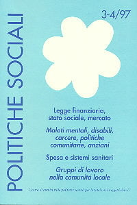 Politiche sociali 3-4-1997 - Fondazione Zancan Onlus