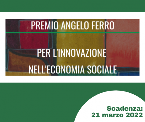 Premio Ferro scadenza 2022-Fondazione Zancan Onlus