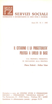 Servizi Sociali 1-1982 - Fondazione Zancan Onlus