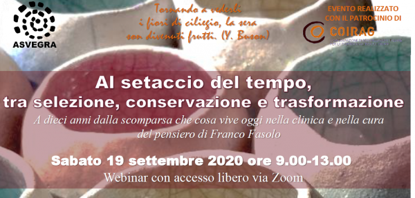 A setaccio del tempo Webinar - Fondazione Zancan Onlus