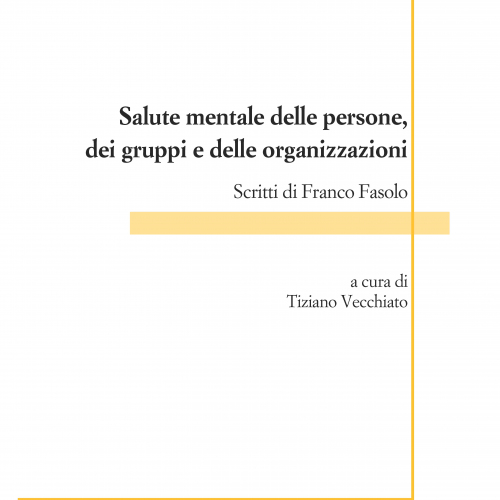 Ricerche e Documentazi - 2020 - Salute mentale delle persone, dei gruppi e delle organizzazioni - Fondazione Zancan Onlus