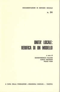 Ricerche e Documentazioni - 1980 - Unità locale verifica di un modello - Fondazione Zancan Onlus