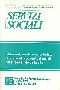 Servizi Sociali 1-1990 - Fondazione Zancan Onlus