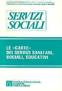 Servizi Sociali 1-1997 - Fondazione Zancan Onlus