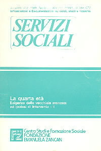 Servizi Sociali 1/2-1989 - Fondazione Zancan Onlus