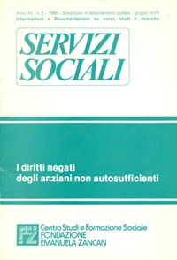 Servizi Sociali 2-1988 - Fondazione Zancan Onlus