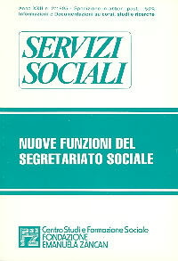 Servizi Sociali 2-1995 - Fondazione Zancan Onlus