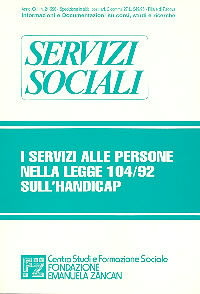 Servizi Sociali 2-1996 - Fondazione Zancan Onlus