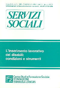 Servizi Sociali 3-1991 - Fondazione Zancan Onlus