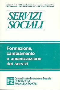 Servizi Sociali 3-1992 - Fondazione Zancan Onlus