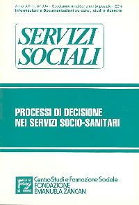 Servizi Sociali 3-1994 - Fondazione Zancan Onlus