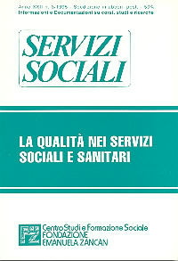 Servizi Sociali 3-1995 - Fondazione Zancan Onlus