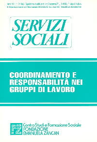 Servizi Sociali 3-1996 - Fondazione Zancan Onlus