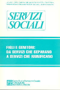 Servizi Sociali 3-1998 - Fondazione Zancan Onlus
