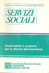 Servizi Sociali 4-1989 - Fondazione Zancan Onlus