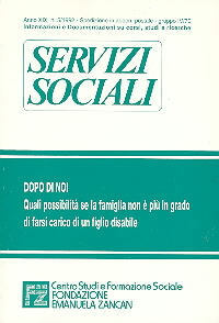 Servizi Sociali 5-1992 - Fondazione Zancan Onlus