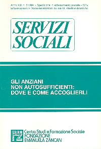Servizi Sociali 5-1994 - Fondazione Zancan Onlus