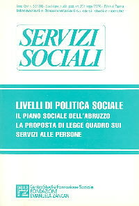 Servizi Sociali 5-6-1998 - Fondazione Zancan Onlus