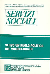 Servizi Sociali 6-1992 - Fondazione Zancan Onlus