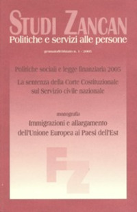 Studi Zancan 1/2005 - Fondazione Zancan Onlus