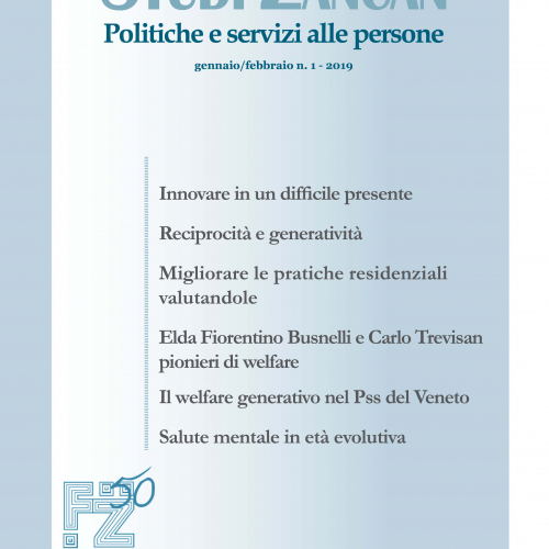 Studi Zancan 1/2019 - Fondazione Studi Zancan