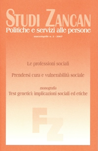 Studi Zancan 2/2007 - Fondazione Studi Zancan