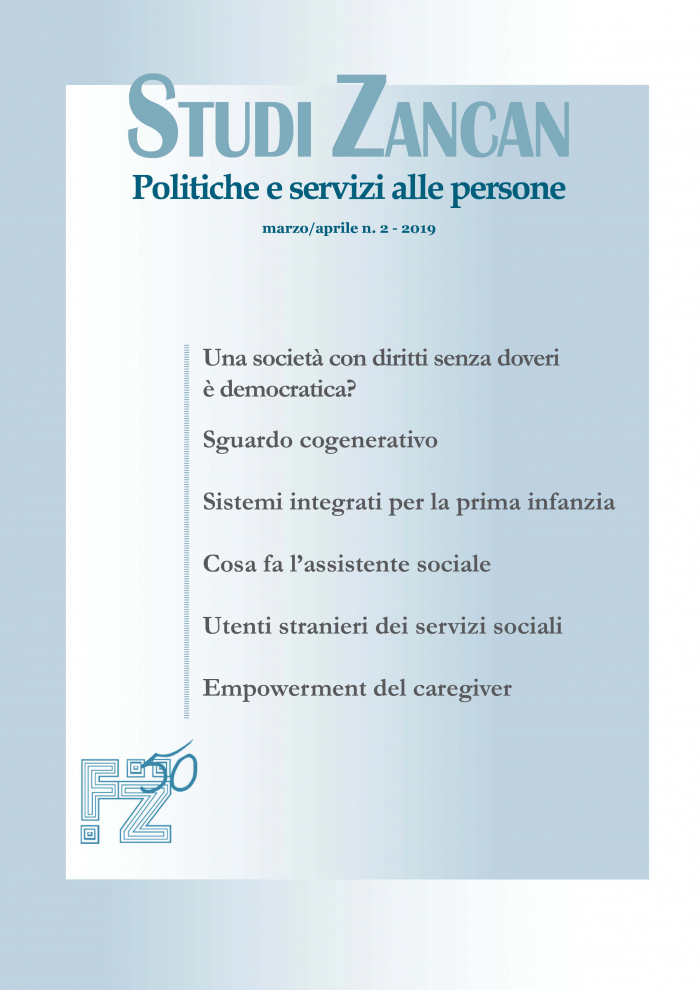Studi Zancan 2/2019 - Fondazione Studi Zancan