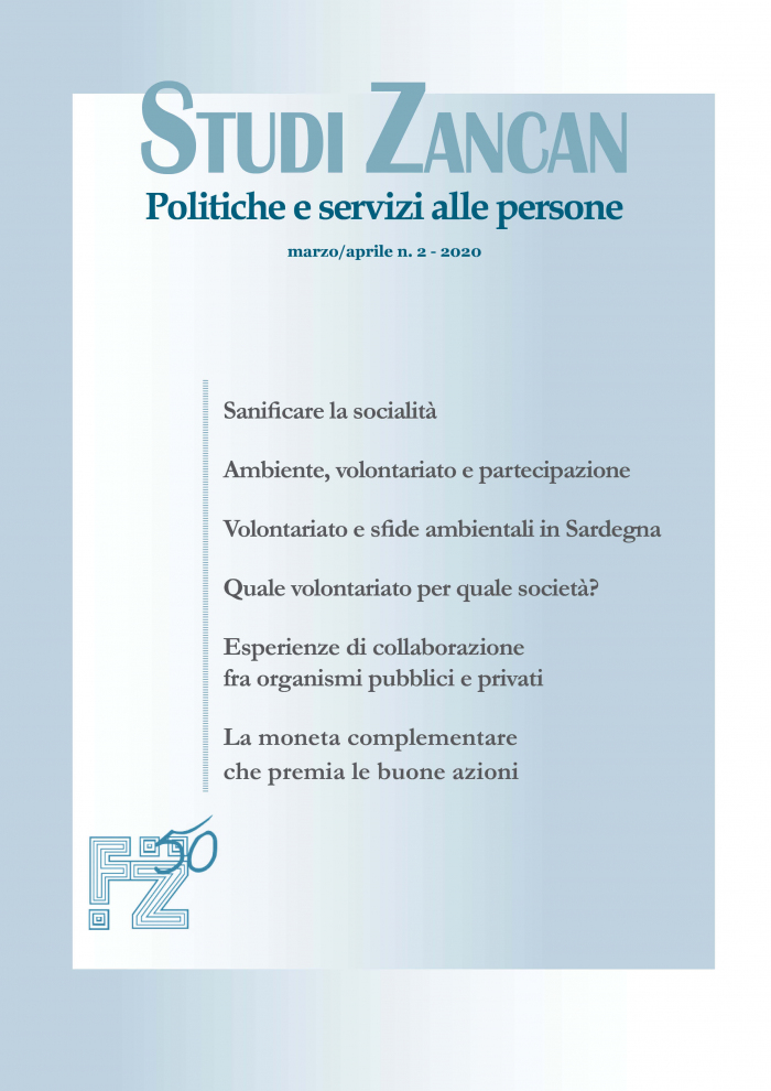 Studi Zancan 2/2020 - Fondazione Studi Zancan