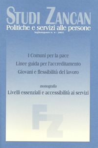 Studi Zancan 4/2003 - Fondazione Zancan Onlus