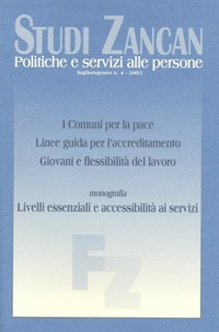 Studi Zancan 4/2003 - Fondazione Zancan Onlus
