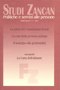 Studi Zancan 4/2004 - Fondazione Zancan Onlus