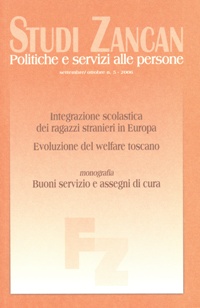 Studi Zancan 5/2006 - Fondazione Studi Zancan
