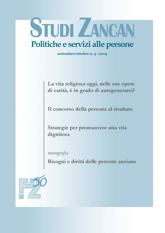 Studi Zancan 5/2014 - Fondazione Studi Zancan