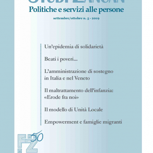 Studi Zancan 5/2019 - Fondazione Studi Zancan