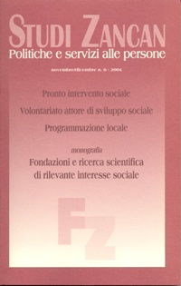 Studi Zancan 6/2004 - Fondazione Zancan Onlus