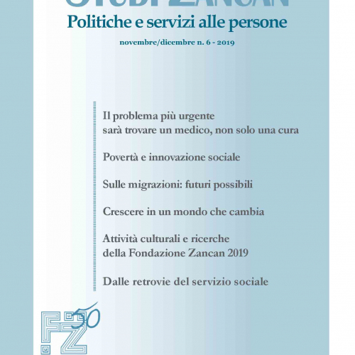 Studi Zancan 6/2019 - Fondazione Studi Zancan