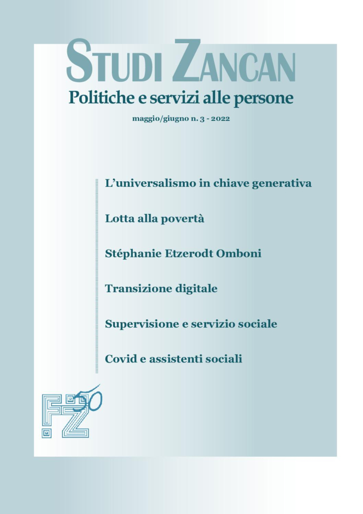 È on line il nuovo numero di Studi Zancan.
I nostri uffici riapriranno lunedì 9 gennaio