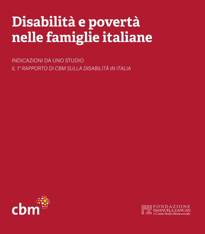 Mercoledì 31 gennaio 2024 alle ore 16.00 presso l’Archivio Storico della Presidenza della Repubblica a Roma si terrà un incontro di studio durante il quale verrà presentato “Disabilità e povertà nelle famiglie italiane”, il Primo rapporto di CBM e Fondazione Zancan sulla disabilità in Italia.