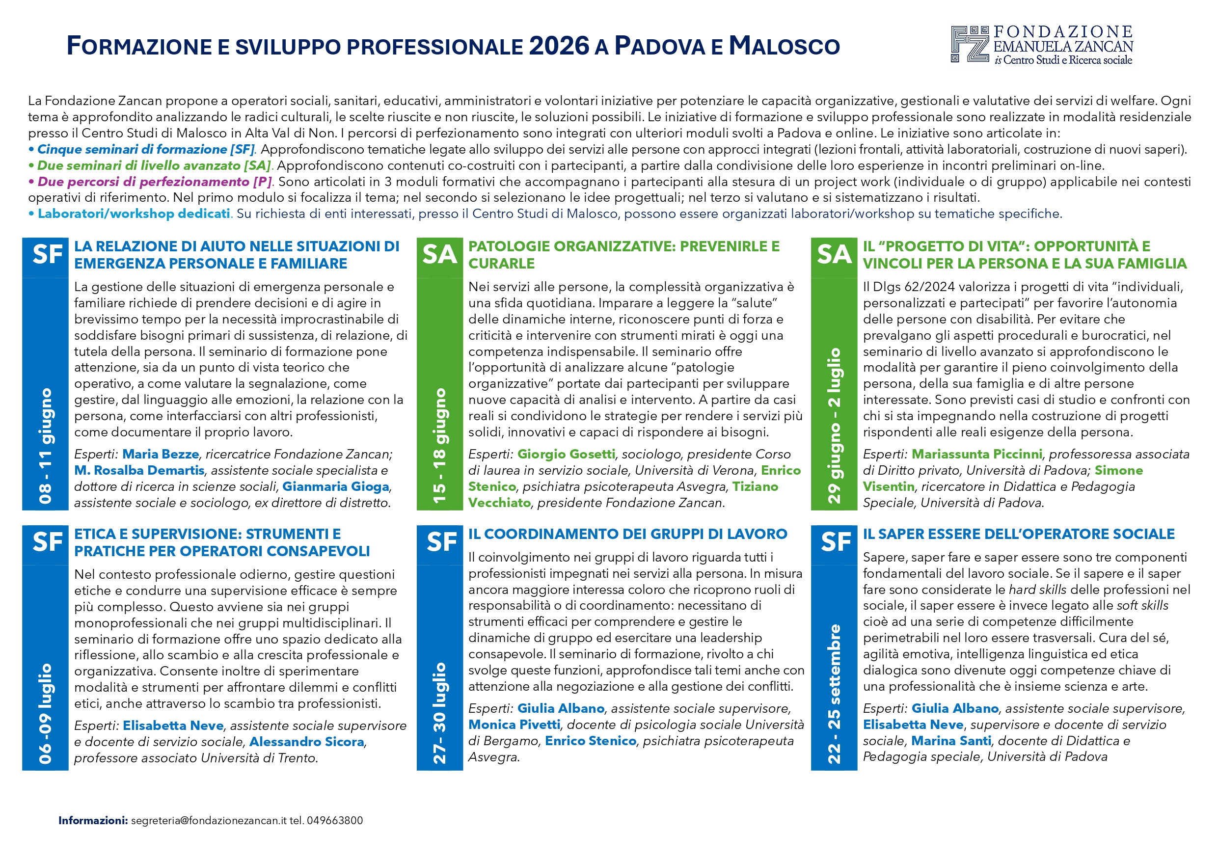 Locandina Padova-Malosco 2026 Fondazione Zancan_page-0001