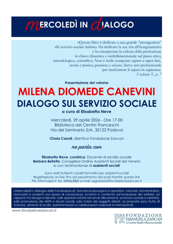 Il 29 aprile vi aspettiamo per il prossimo mercoledì in dialogo durante il quale verrà presentato il volume 